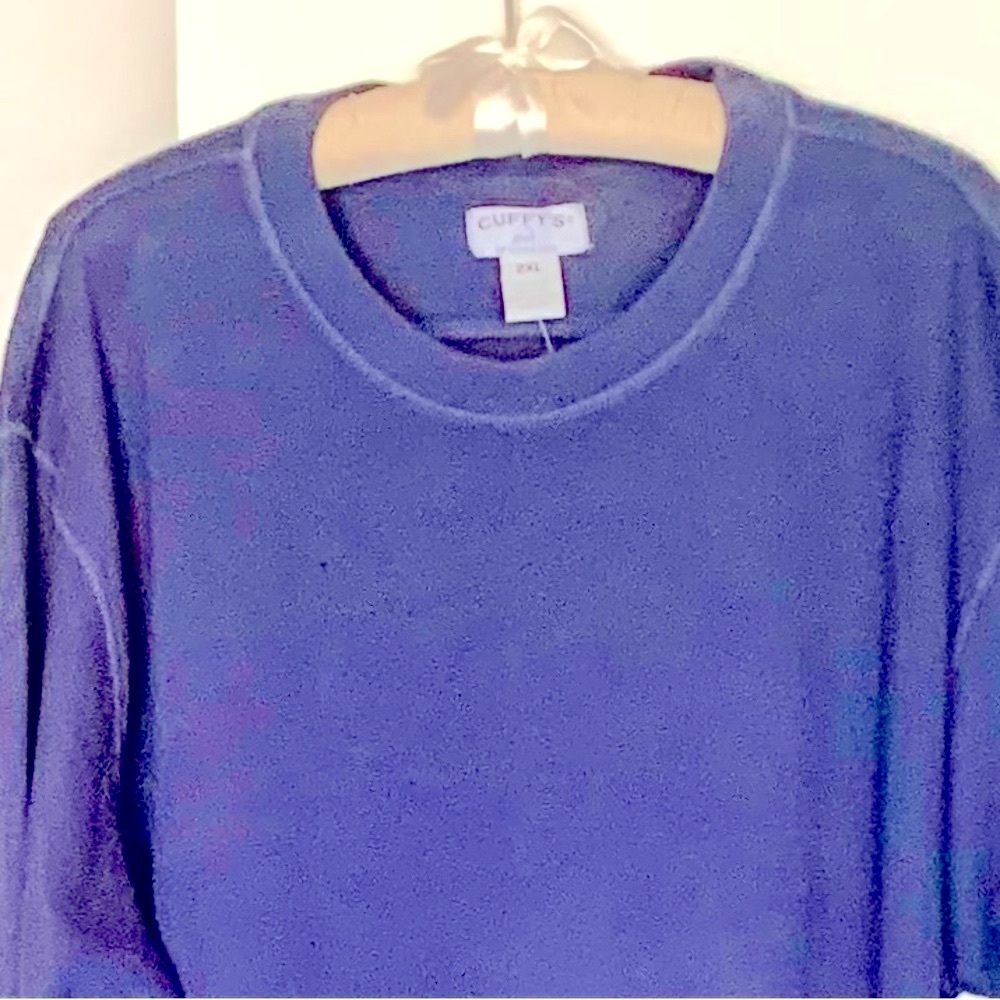 🎁MEN NWT Cozy, fine 100% cotton jersey. Med Wt knit. XXL long/tall